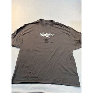 Popular Poison New York Skyline Tee Shirt 3XL Gray‎ City That Never Sleeps
